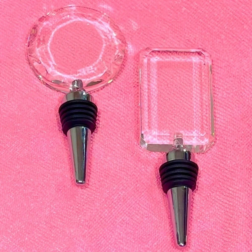 Pottery Barn Bohemian Jewel Glass Wine Bottle Stoppers!
